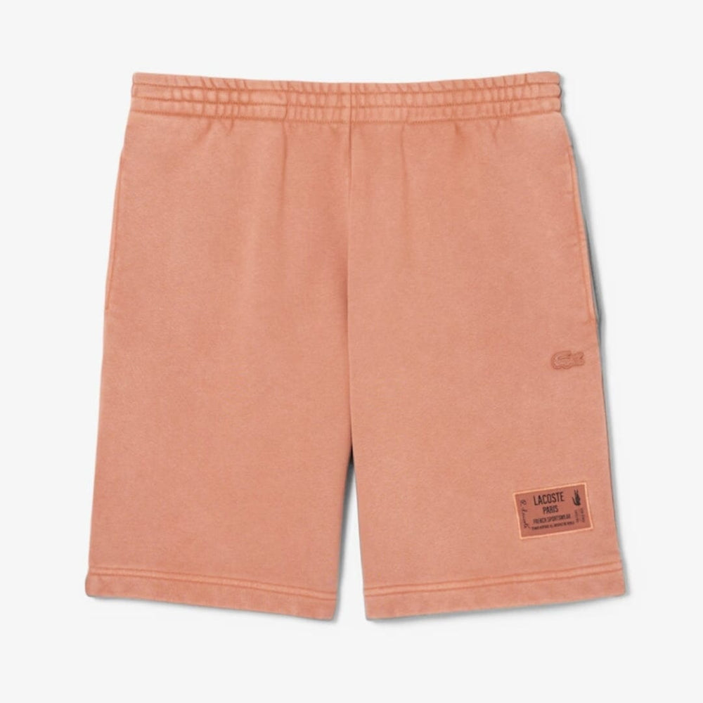 LC Baumwoll-Fleece-Shorts mit Washed-Effekt alternate view
